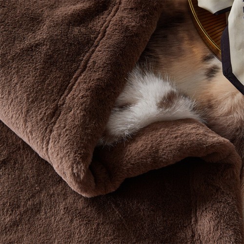 Double Layers Imitation Fur Blanket Wedding Blanket Thermal Blanket Thick 5.6kg - Picture 58 of 62