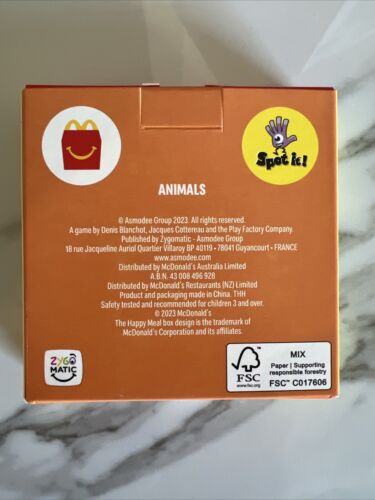 McDonalds Happy Meal Toys 2023 Dobble Spot It Mini Card Games NEW - Animals - Picture 2 of 5