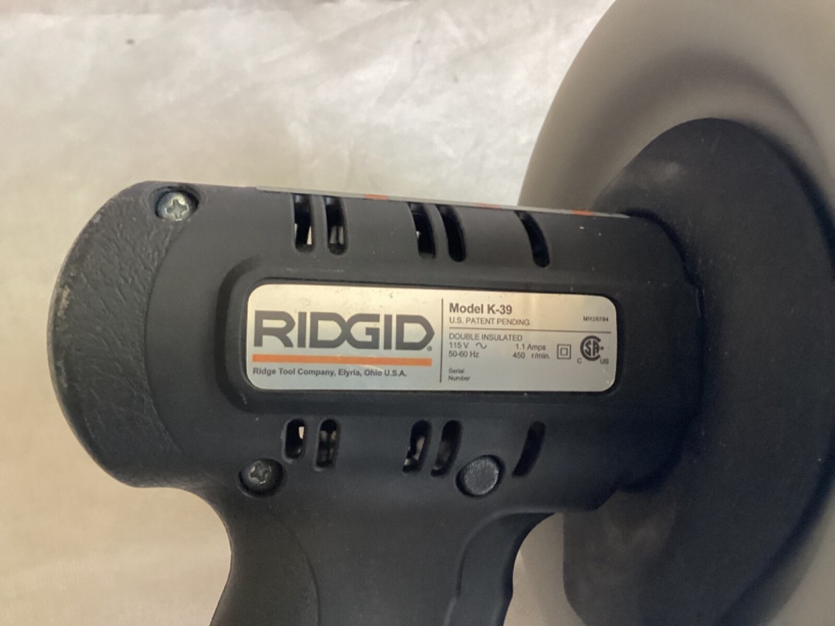Ridgid K-39 Sink Drain Machine With AutoFeed Upgrade Drum Ridgid K-39 Sink Drain Machine With AutoFeed Upgrade Drum