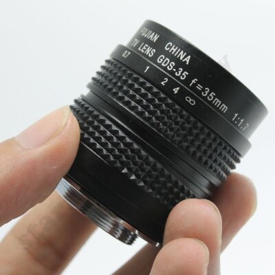 Fujian C mount Lens 35mm f/1.7 CCTV for NEX E-mount camera a5100 a6000 a6100 a7S