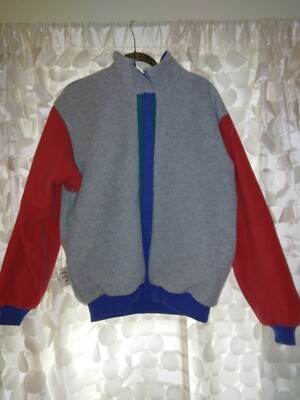Vintage 90s Patagonia Bomber Fleece Lined Zip Jacket size M made