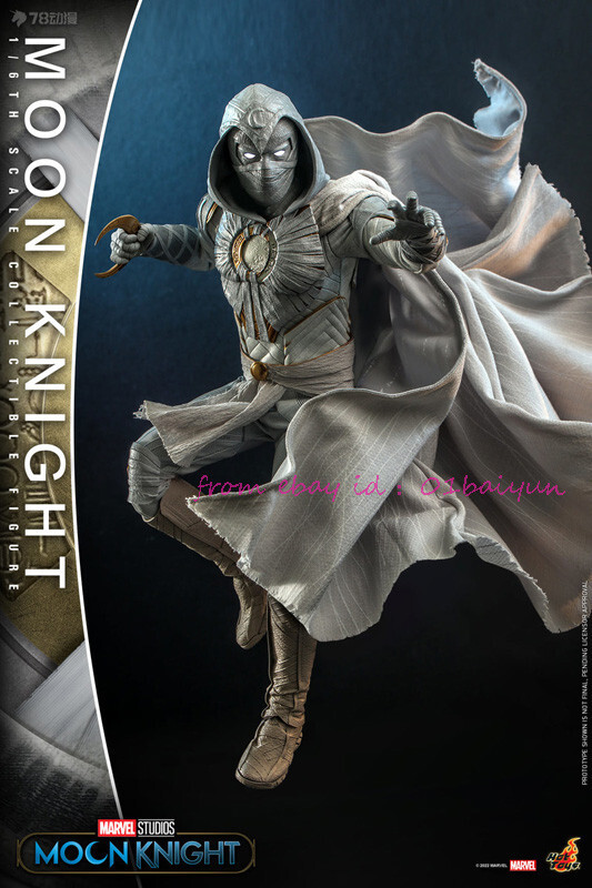 Perfect Hot Toys Tms075 1/6 Moon Knight Action Figure In