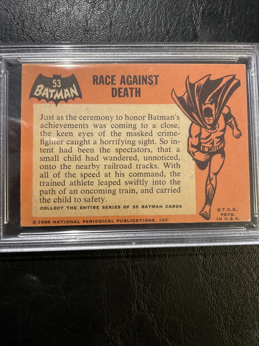 Original 1966 Topps Batman Bat Trading Card #53 PSA 3