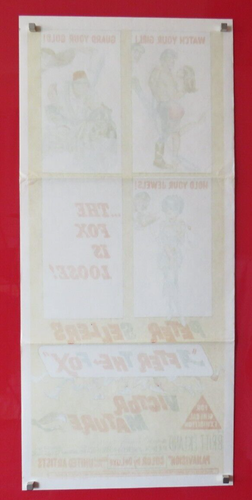 AFTER THE FOX ORIGINAL 1966 DAYBILL CINEMA MOVIE FILM POSTER Peter Sellers 60's - Picture 5 of 5