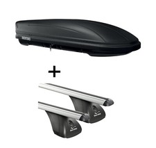 Dachbox MAA400L matt + Dachtr&auml;ger VDP f&uuml;r f&uuml;r Mercedes CLS 4 T&uuml;rer 10-18