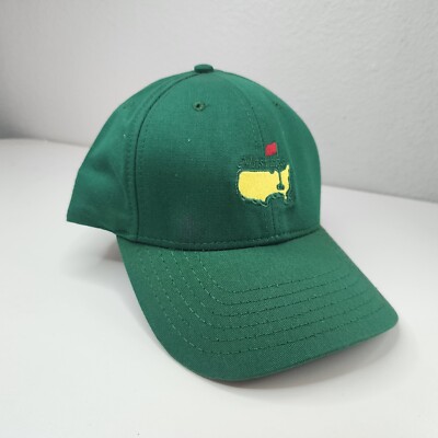 NWT Vintage MASTERS Augusta National Green Hat American Needle Leather Strap OBO