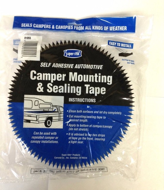 Adhesive Pickup Truck Cap//Shell Weatherstrip Tape 30ft