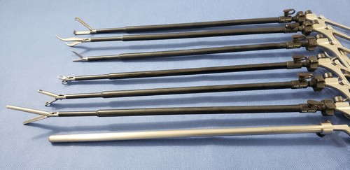Karl Storz 30530 MT Strumenti Laparoscopici 10mmx36cm Set di 7Click Line Manico - Foto 3 di 8