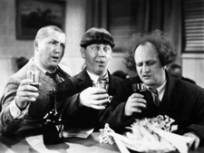 A Three Stooges Black And White 8x10 Picture Celebrity Print