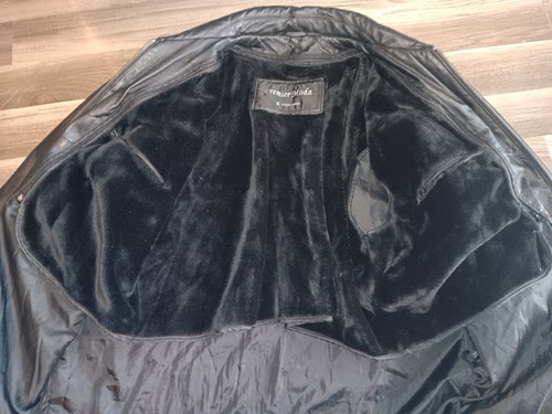 VTG Premier Moda Italian mode Mens Black Leather removable lining Jacket SZ XL. - Picture 11 of 23