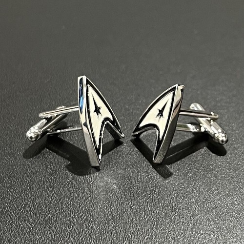Movie Theme Icon Star Cufflinks For Men Birthday Wedding Gift Cufflinks In Box - Picture 4 of 6