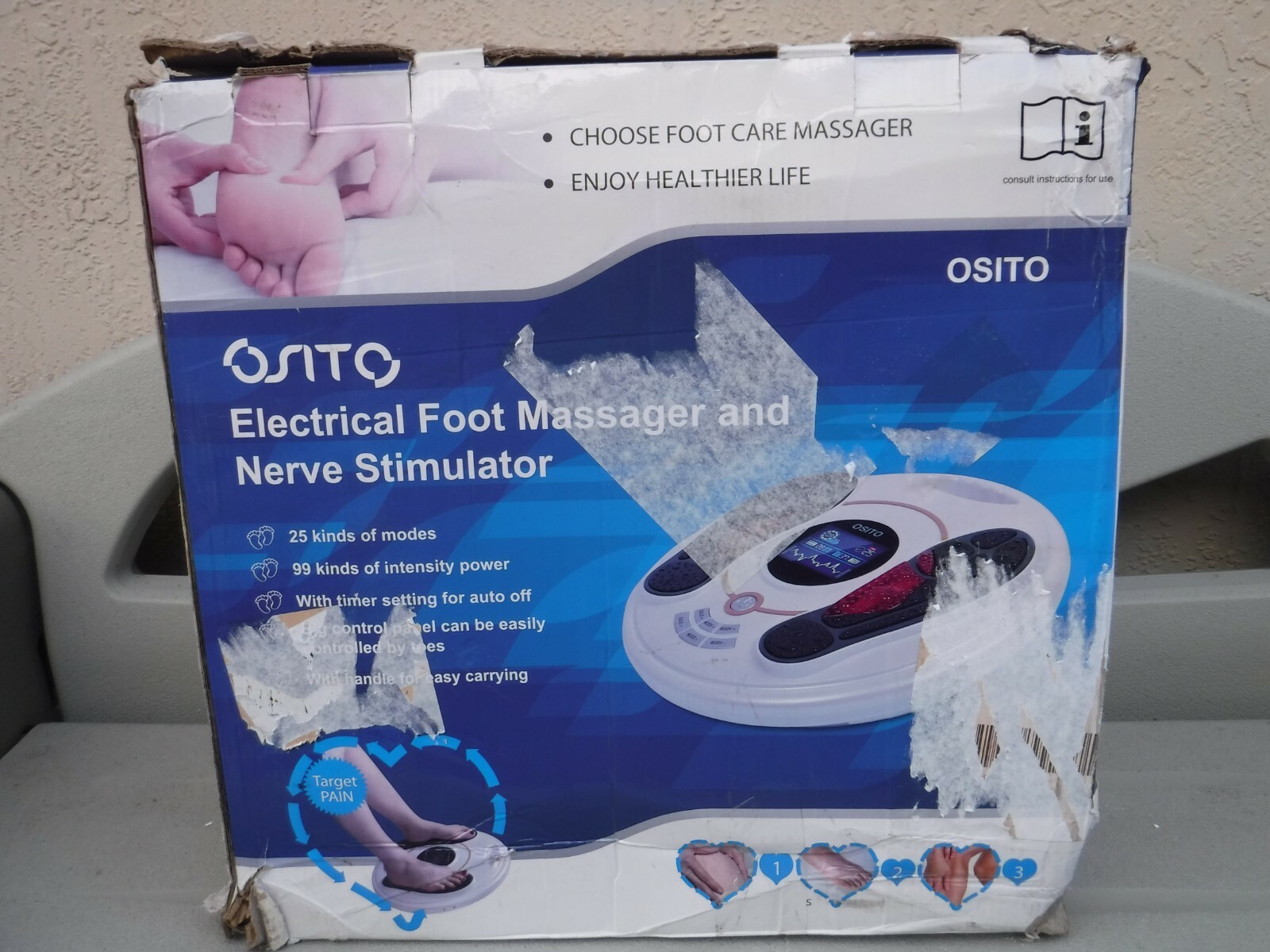 Electronic OSito Foot Massager and Nerve Stimulator eBay