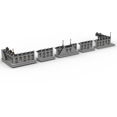 Modular Parisian Promenade Modular Building 3725 Pieces for Ages 14 and Up