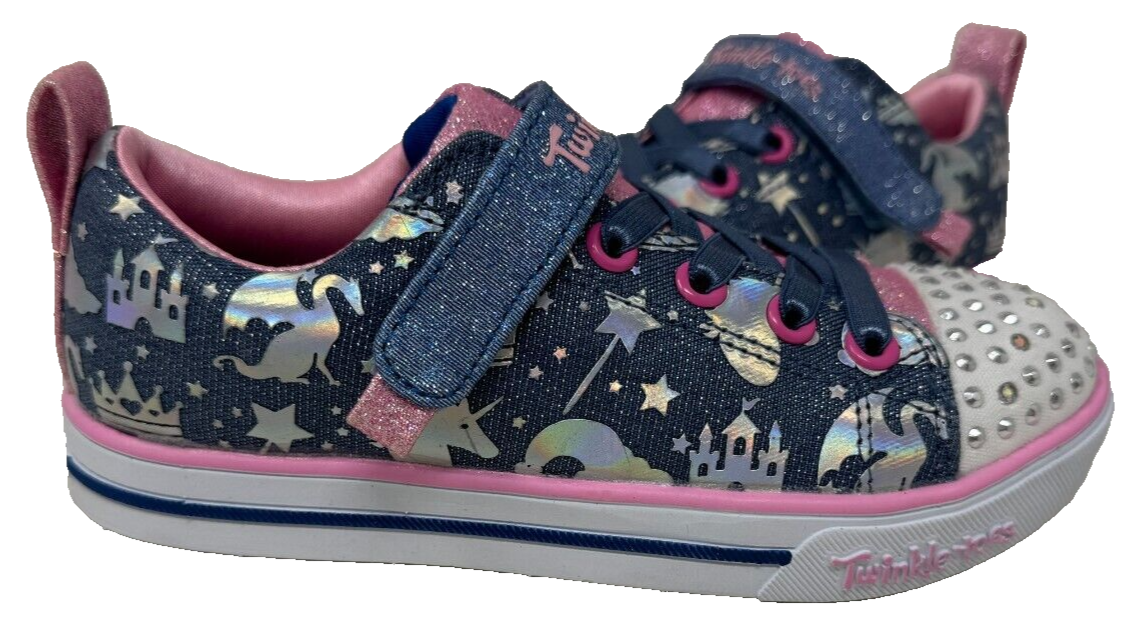 Skechers Youth Girl's Twinkle Toes Princess Land Shoes Blue/Pink