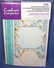 Crafters Companion Blooming Lovely Shutter Cardmaking Kit 376pcs makes 24 cards