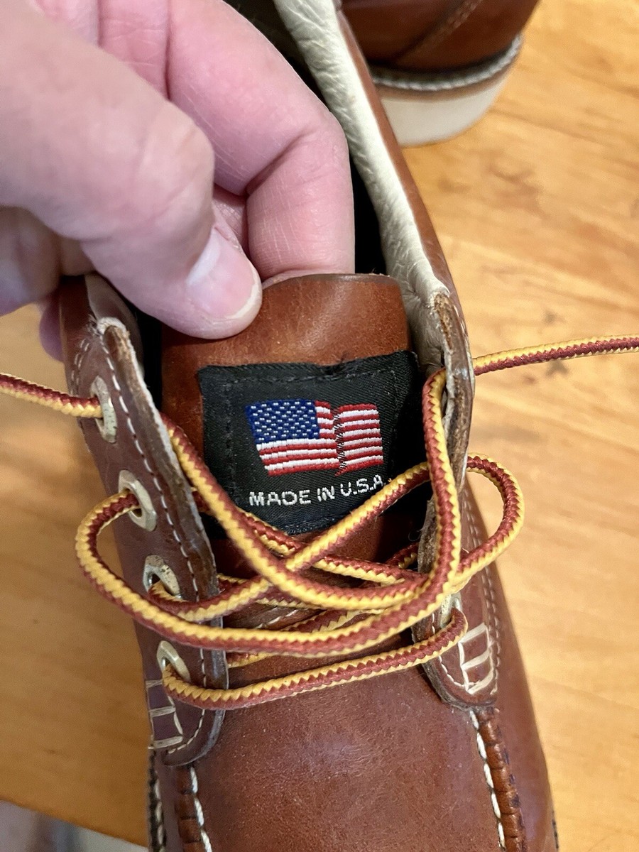 Duluth Trading Moc Toe Oxfords USA Size 10 Wide New Red Wing Duluth Trading Moc Toe Oxfords USA Size 10 Wide New Red Wing