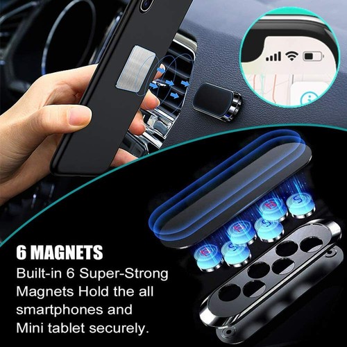Support magnétique support de tableau de bord de voiture support pour téléphone portable universel - Photo 5 sur 6