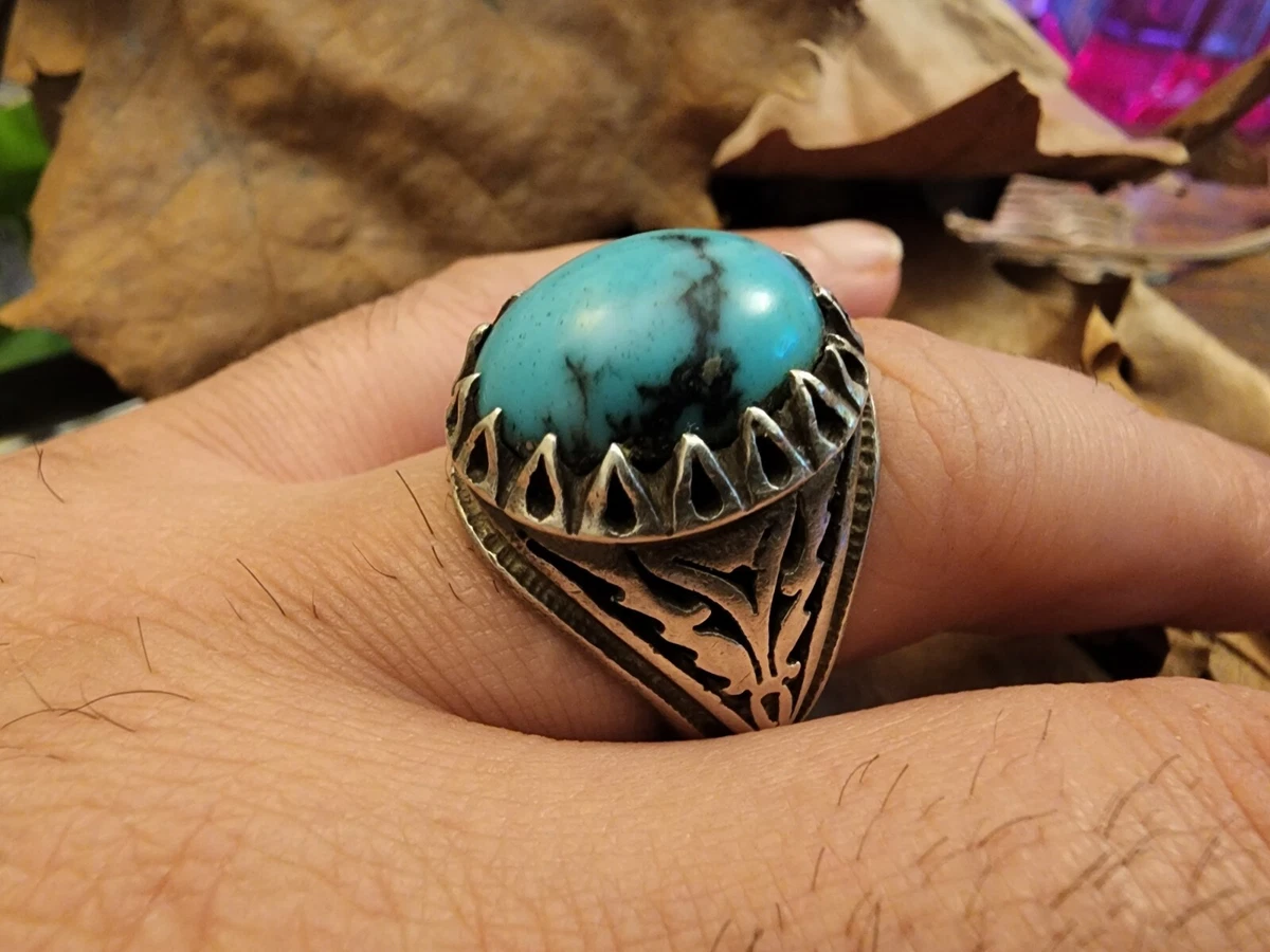 Mens turquoise hotsell rings ebay