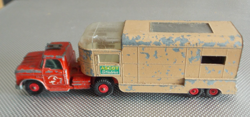MATCHBOX KING SIZE no k-18 DODGE TRACTOR with ARTICLATED HORSE VAN - Picture 7 of 12