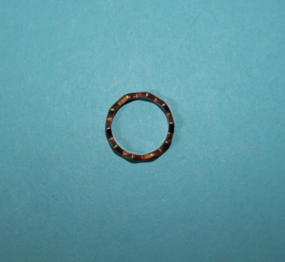 Authentic Pandora Rose Toned Timeless Zig Zig Ring Size [103GCM]