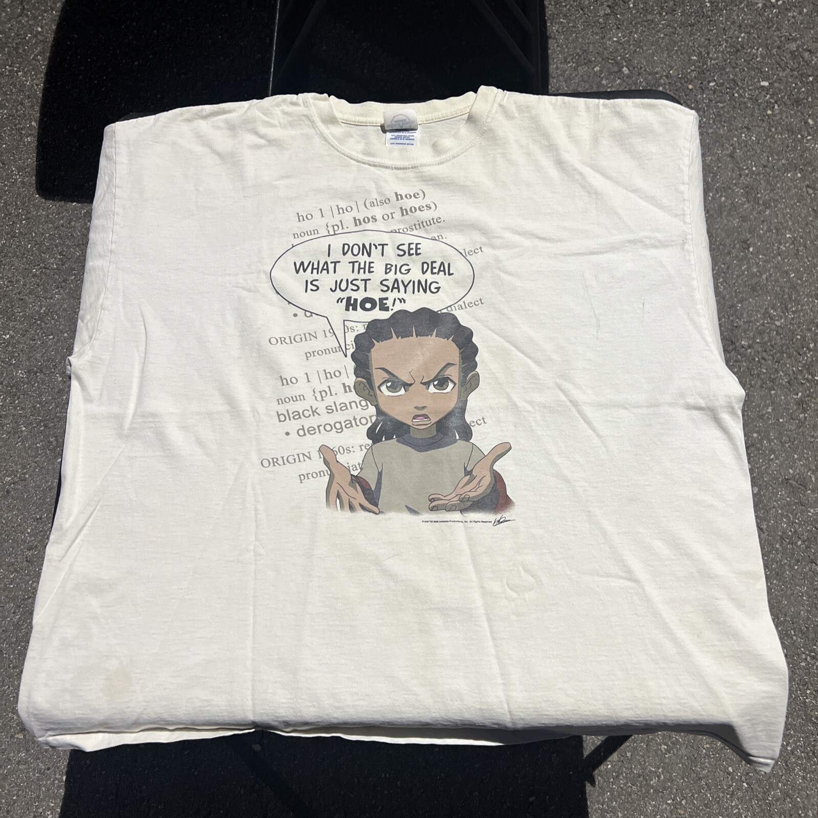 Vintage 2006 The Boondocks Riley TV Promo Anime Cartoon Shirt Size 2XL
