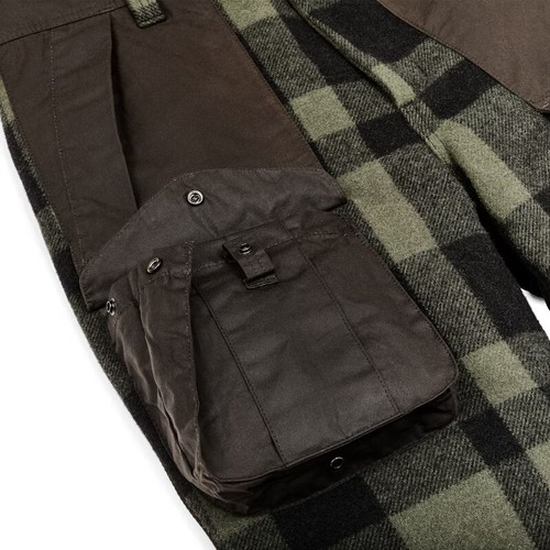 Filson Mackinaw Wool Pants 20263419 Otter Green Black Check Plaid Cover Cloth CC - Picture 10 of 11