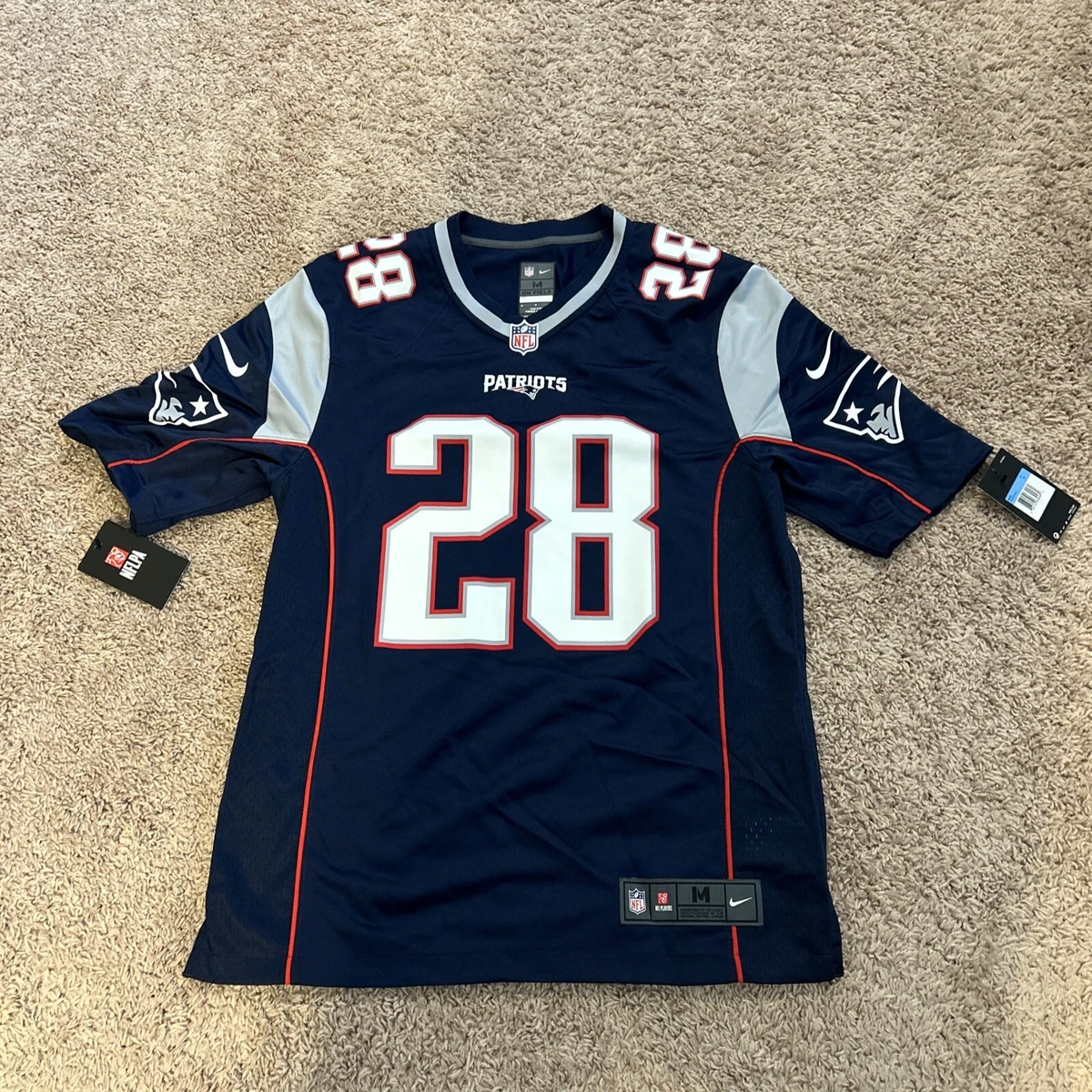 Nike New England Patriots No28 James White Camo Men's Stitched NFL Limited Rush Realtree Jersey