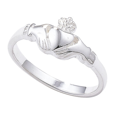 Bague de fiançailles classique Claddagh | Bagues de fiançailles