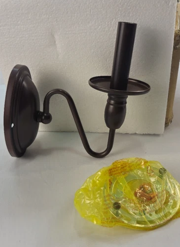 NEW Maxim 1 Light 9" Wall Sconce from Towne Collection Oil Rubbed Bronze Finish - Picture 3 of 10