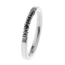 Ernstes Design Ring R732 Hämatit Edelstahl 8