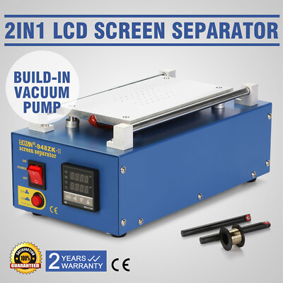 2in1 7'' Zoll Vacuum LCD Bildschirm Reparatur Machine Handy Screen Separator