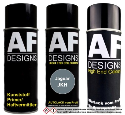 Kunststoff Spraydosen Set für Jaguar JKH Glacier Blue Metallic Stoßstange