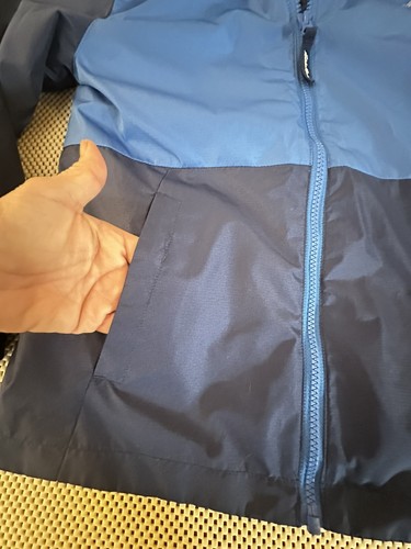 Eddie Bauer Jacket 3 In 1 Youth Size M/10/12 Lone Peak Light Weight Fleece Blue - Picture 5 of 15