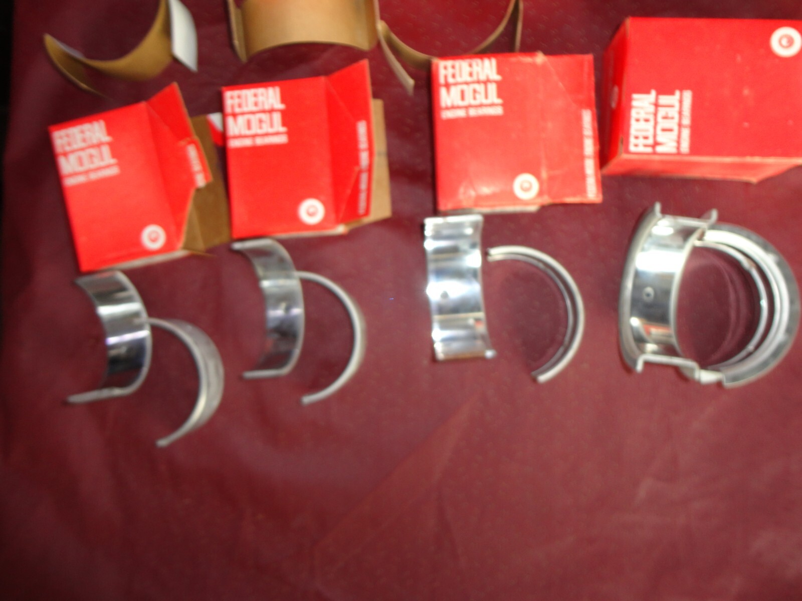 Nos 1956 1962 Chevrolet 235 261 L6 Engine .10 Main Bearing Set Federal Mogul eBay