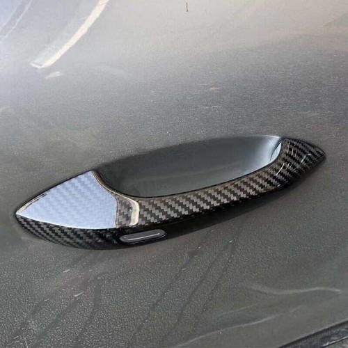 For Porsche Panamera 971 2017-2022 Real Carbon Fiber Exterior Door Handle Cover - Picture 4 of 5