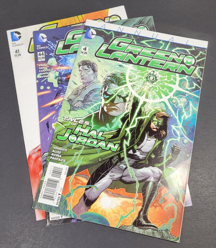 DC Comics - 3x Green Lantern 41, 44 + Annual 4 - 2015 - NM - B&B, Collection Lot