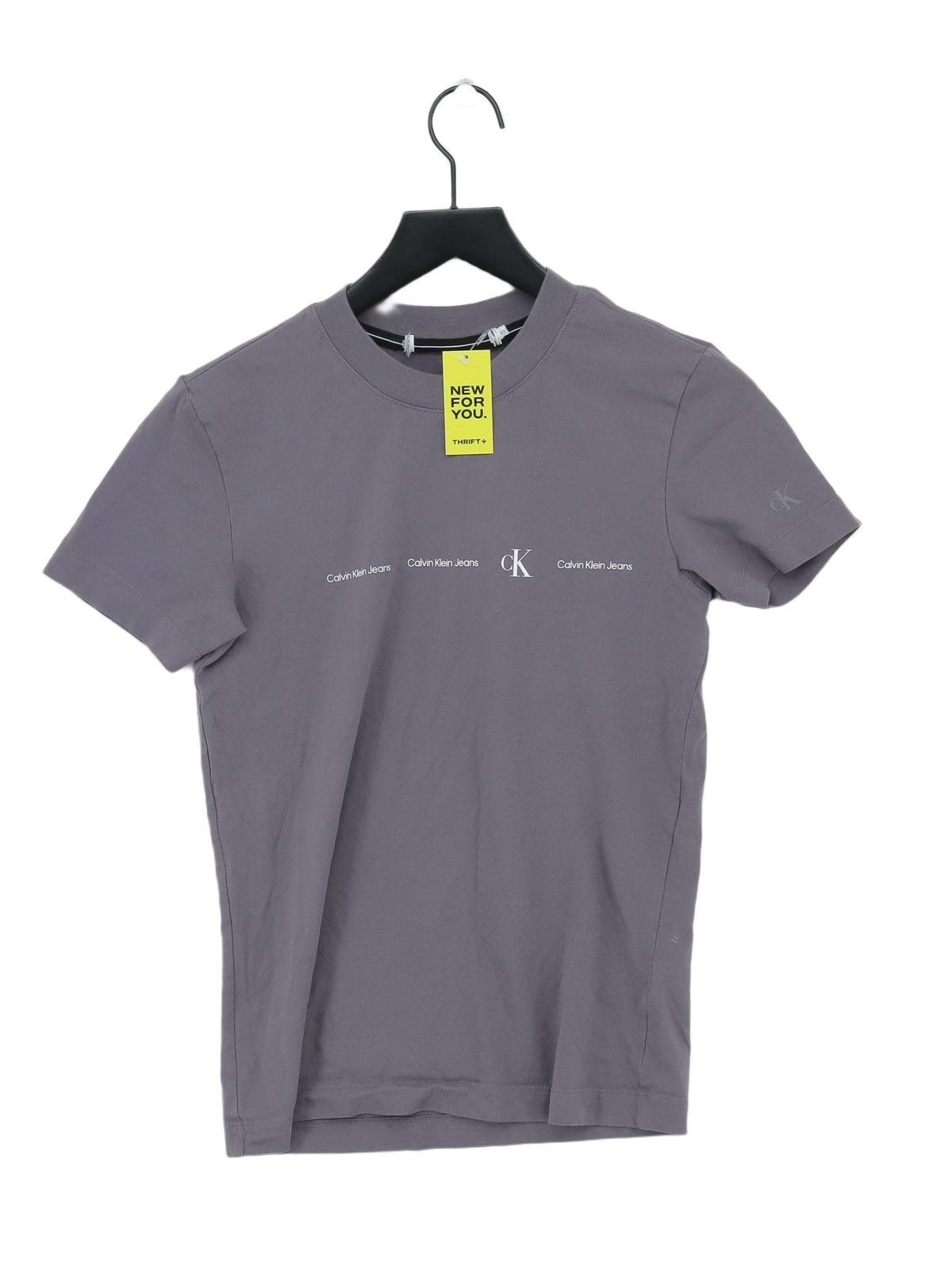 T shirt uomo Calvin Klein XS grigia 100% altra basic