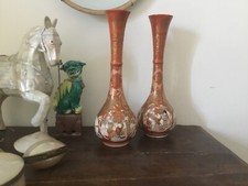 pair of Japanese Kutani vases, Meiji era (1868-1912)