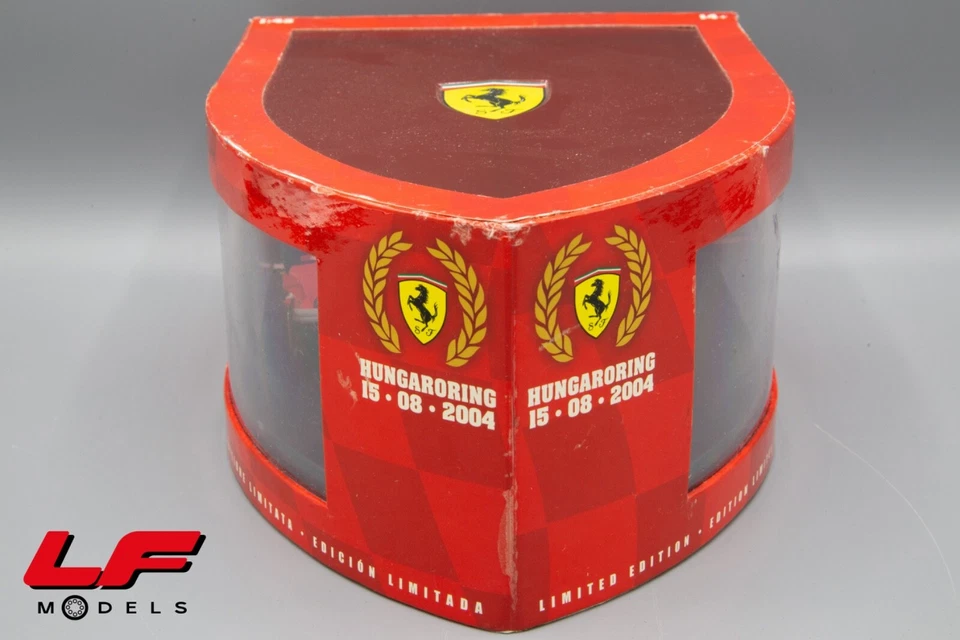 1:43 Ferrari F2004 Hungaroring 15/08/2004 Michael Schumacher - HotWheels - Immagine 4 di 4