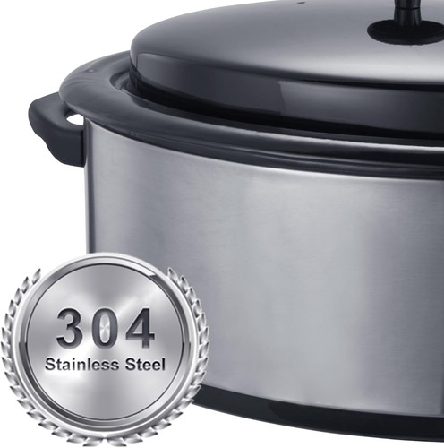 Durable Massage Stone Warmer with 6 Quart Capacity and User-Friendly Controls - Imagen 6 de 11