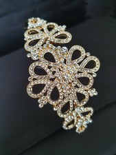 Stunning Jon Richard Gold Sparkly Diamante Tiara Bnwt NEW