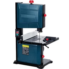 8" Benchtop Band Saw Stationary Adjustable Angle Bandsaw Woodworking Dust Port