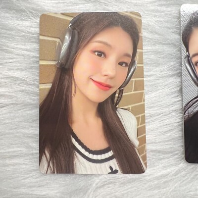 ITZY Photocard Withmuu official Cheshire Album Double-sided airpod