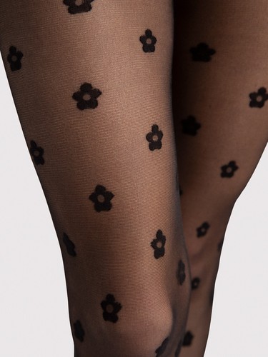 Fiore Spring elegant fantasy flowers tights with a trendy floral motif 20 Den - Picture 10 of 13