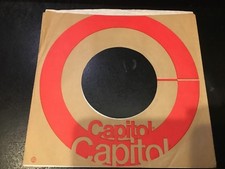 Capitol Record Company Sleeve - for 7" 45's VG