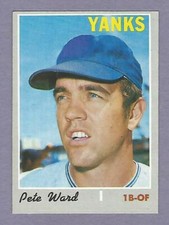 1970 Topps - #659  Pete Ward - New York Yankees - NrMt  