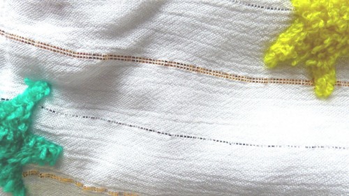 Bohemian Shorts Stars Embroidered White Tassel Beach America Beyond Size M - Picture 6 of 9