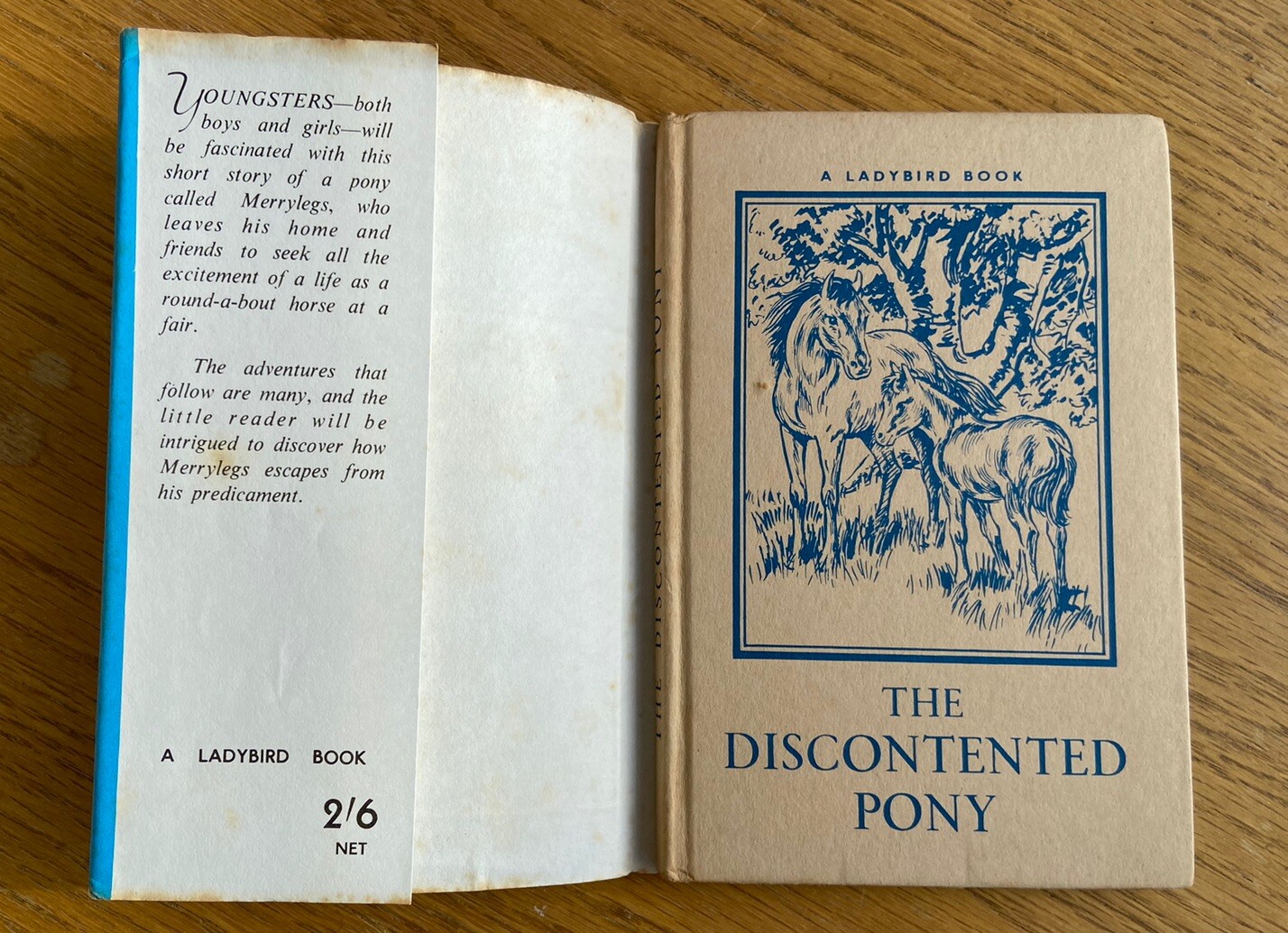 Ladybird Book The Discontented Pony 2'6 Dust Jacket Good Condition