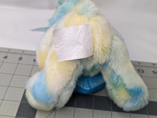 Walmart Blue Yellow Bear Plush 8 Inch Heart Stuffed Animal Toy - Picture 7 of 9