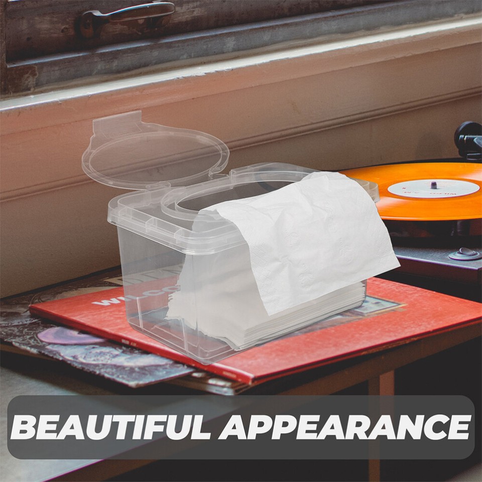 2 Pcs Toilet Tissue Holder Stand Portable Wipes Dispenser Baby Box Wet